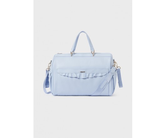 Bolso Volantes Azul Baby Blue