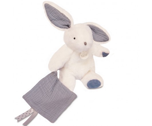 Pantic Lapin avec Doudou Bleu Celeste 20 cm