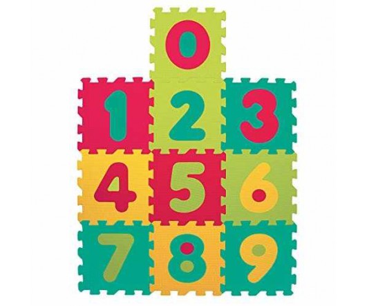 Alfombra Puzzles Basic Dalles Chiffres 2 en 1