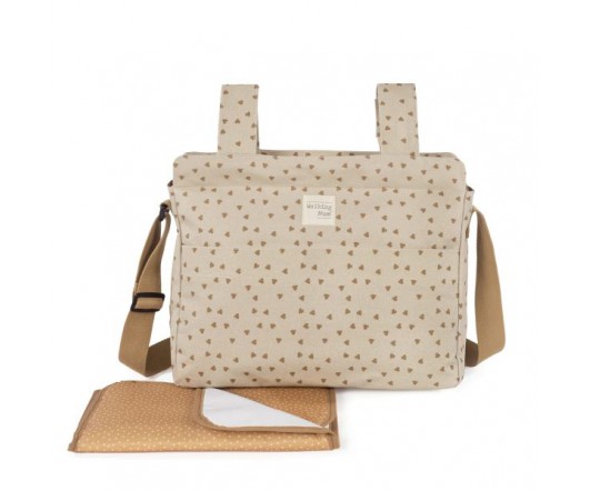 Bolsa canastilla corazones Poppy Canel Walking Mum