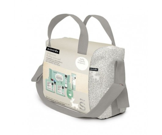 Bolso Mama Gris + Colonia 100ML Suavinex