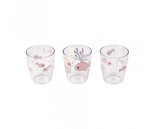 Vasos Yummy Mini 3 pcs Sea Friends Pow