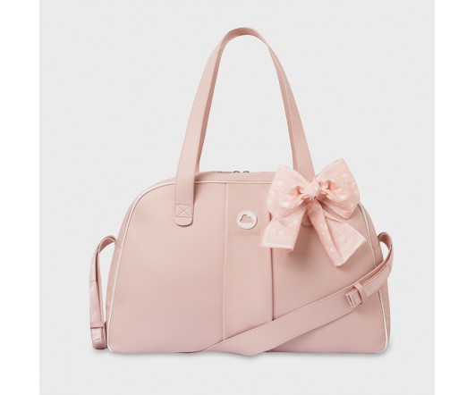 Bolso maternidad lazo Rosa