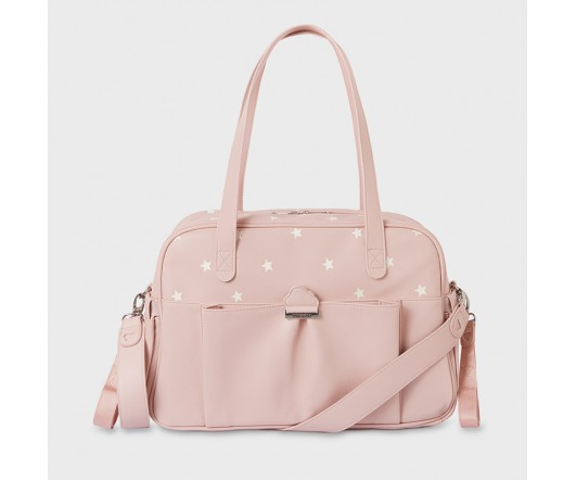 Bolso maternidad estrellas Rosa