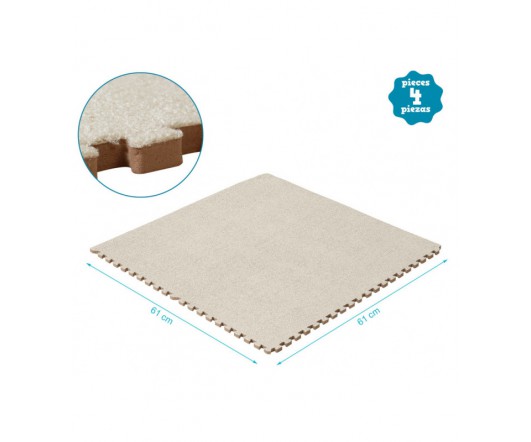 Alfombra Moqueta 61cm Beige