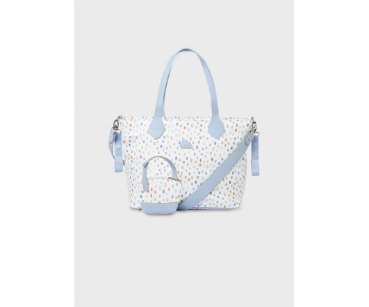 Bolso Panera Estampado Old Blue Bebé