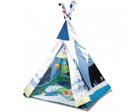 Manta actividades Teepee 2 en 1 Adventure Azul